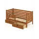 Кровать Solarius Det-spin80-200olha-orto-2yash 90 x 101 x 210 см сосна цвет бежевый