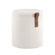 Пуф вельвет Stool Group Руни 24A2064CG-L-16, 39x39 см, цвет белый
