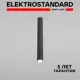 Светильник точечный светодиодный накладной Elektrostandard 25030/LED Pika 1 м² нейтральный белый свет цвет черный