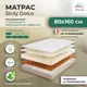 Матрас All'perrino Sicily Dolce Sic24/80/160Dl 80x160x24 см беспружинный 1-спальный