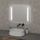 Зеркало для ванной Grossman Lara 137070 с подсветкой 70x70см с сенсорным выключателем и гравировкой