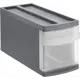 Корзина для хранения в ванной комнате Rotho Systemix 17x20.30x39.50см цвет серый, серебристый