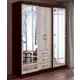Шкаф-купе Бтс 220x170x61 см 6 полок ЛДСП цвет венге, дуб лоредо