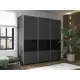 Шкаф-купе Мебельная компания е1 500324 230x240х57 см 10 полок лдсп цвет серый диамант