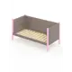 Кровать Solarius Тахта реечное основание 100 x 101 x 170 см дерево цвет мокко мусс;розовый