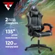 Кресло Stool group Commander 71x127x71 см эко кожа цвет черный GF-8082 black+grey