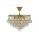 Люстра на штанге Arti lampadari Castellana gold Al_castellana_e_1.3.30.501_g 4 лампы 13.3 м² цвет золото/прозрачный