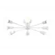 Люстра потолочная Ambrella Light Traditional Ambr_tr80408 8 ламп 18.86 м² цвет белый/белый матовый