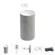 Напольная раковина отдельностоящая Wellsee Chalice Perfection 20212936R размер 45x45x85 см, с донным клапаном, сифоном и смесителем