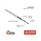 Кабель витая пара Rexant F/UTP CAT 5e PVC 1PR 24AWG indoor solid серый 305 м