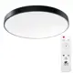 Светильник настенно-потолочный светодиодный Arte Lamp Arena Ar_a2673pl-1bk с пультом управления 26.3 м² нейтральный белый свет цвет прозрачный