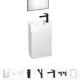 Тумба с раковиной подвесная Wellsee WC Area 20216906R для ванной