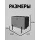 Пуф велюр Удобно Оливия Пуф5845Сер, 58x45 см, цвет серый
