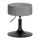 Пуф Dobrin Danny black lm-2050 38.5x54x38.5 см велюр цвет светло-серый