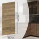 Фасад для кухонного шкафа Токио 39.7x102.1 см Delinia ID ЛДСП цвет коричневый