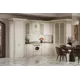 Кухонный гарнитур Safina grand Валерия 255x250x60 см ЛДСП цвет бежевый, золотой