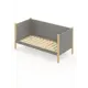 Кровать Solarius Тахта реечное основание 90 x 101 x 170 см дерево цвет светло-серый;лакированный