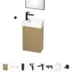 Тумба с раковиной подвесная Wellsee WC Area 20216938R для ванной