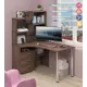 Стол Мэрдэс СР-132-140 Ш-Ч-ЛЕВ 101x163x140 см ЛДСП цвет ясень шимо темный