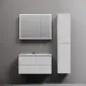 Тумба под раковину Sancos Folk Bianco FL90W подвесная