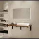 Столешница в ванную Leman 6.ST1200.DKASH.30.4 120x50см МДФ цвет коричневый