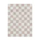 Ковер Lorena Canals Шахматы 120x160 см хлопок цвет розовый