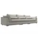 Диван раскладной Лига диванов Диван прямой Пекин Long 372x90x116 см рогожка цвет амур бежевый
