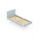 Кровать Solarius kr90loft-gol-white-orto 95 x 90 x 206 см сосна цвет голубой, белый