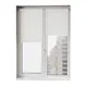 Рулонная штора блэкаут Унистайл RKRBLBEL058130, 58x130 см, цвет белый