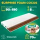 Матрас Sleeptek Surprise FoamCocos SSFC-00007-4849 90x190x8 см беспружинный 1-спальный