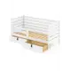 Кровать Solarius Det-spin70-140bel-2yash 80 x 101 x 150 см сосна цвет белый