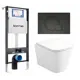 Комплект инсталляция с унитазом Lorne 630355 цвет белый