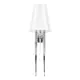 Настенный светильник Loft It Brunilde 10207w-l chrome цвет хром/белый