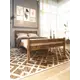 Кровать Топчанъ Винтаж 120 x 88 x 200 см массив сосны цвет сосна; обожженный; брашированный