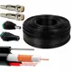 Кабель Ps-Link КВК RG-59 + 2x0.75 80 м CU-205RK-80 с тросом и набором коннекторов 6800_7151