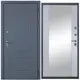 Входная дверь Diva STR МХ-38 205x96см правый цвет Д15 силк маус/ясень графит с зеркалом
