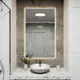 Зеркало со встроенной подсветкой One mirror 13080бст 80x130 см