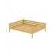 Кровать Solarius tahta120-200net-full 130 x 63 x 210 см сосна цвет без шлифовки и покраски