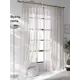 Тюль Helga Базовая коллекция HH207222 на шторной ленте 250x200 см цвет серый