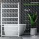 Полотенцесушитель электрический Primoclima Step E White 150x1000 мм 144 Вт с терморегулятором лесенка цвет белый матовый