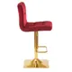 Барный стул Dobrin Goldie lm-5016 42x115x52 см цвет бордовый 2 шт