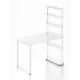 Стол Solarius loft 5 полок столешница 40 мм 80x145x100 см белые металлические ножки сосна цвет белый
