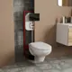 Комплект BAUEDGE NEO45700-30745-Q00011 6 в 1: инсталляция 45 для унитаза, унитаз Rio Luxe 52x35, сиденье микролифт, кнопка из стекла Dream