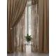 Штора Helga Базовая коллекция HH554035 на шторной ленте 250x300 см цвет коричневый