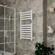 Полотенцесушитель электрический Bauedge Elite Elegant White AF0026 450x800 мм 350 Вт лесенка цвет белый матовый