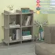Стеллаж с полками Мэрдэс 81x81x30 см нагрузка до 15 кг ЛДСП цвет нельсон
