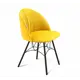Стул Sheffilton 2347985302 49x78.5x53 см велюр цвет Желтый