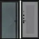 Входная дверь Labirintdoors Кредор П30 левый 205x96см цвет серо-зеленый с патиной/серый софт рельеф