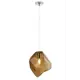 Светильник подвесной Crystal Lux Nuestro sp1 chrome-brown 1 лампа 2 м² цвет хром