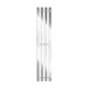 Полотенцесушитель электрический Primoclima Sol Q E Inox 210x1200 мм 122 Вт с терморегулятором I-образный цвет полированная нержавеющая сталь